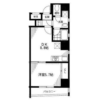 東京都豊島区東池袋２丁目 賃貸マンション 1DK
