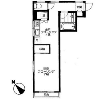 東京都豊島区千早２丁目 賃貸マンション 1K