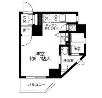 東京都新宿区下落合３丁目 賃貸マンション 1R