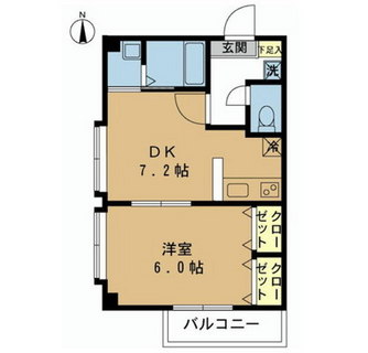 東京都豊島区長崎３丁目 賃貸マンション 1DK