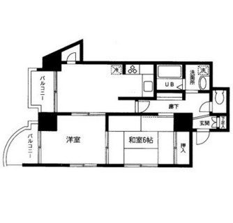 東京都豊島区南長崎１丁目 賃貸マンション 2DK