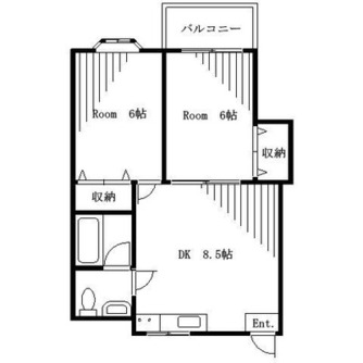 東京都練馬区栄町 賃貸マンション 2DK