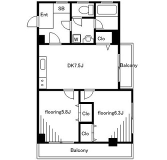 東京都豊島区西池袋４丁目 賃貸マンション 2DK