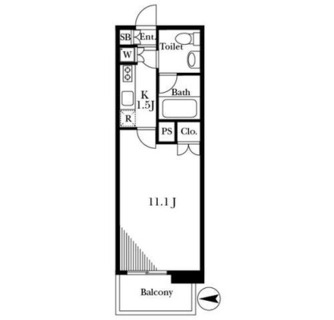 東京都新宿区下落合４丁目 賃貸マンション 1K