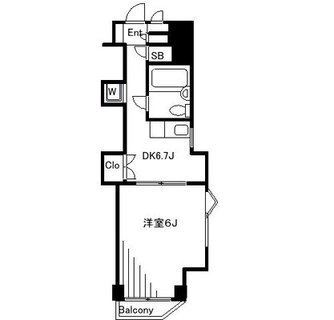 東京都中野区江原町３丁目 賃貸マンション 1DK