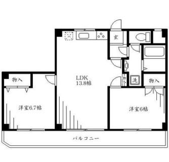 東京都練馬区豊玉北４丁目 賃貸マンション 2LDK