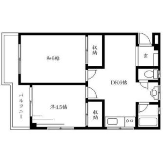 東京都新宿区中落合２丁目 賃貸マンション 2DK