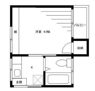 東京都豊島区南長崎１丁目 賃貸アパート 1K