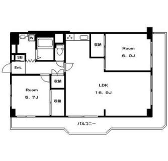 東京都練馬区豊玉上２丁目 賃貸マンション 2LDK