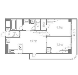 東京都練馬区豊玉中３丁目 賃貸マンション 2LDK