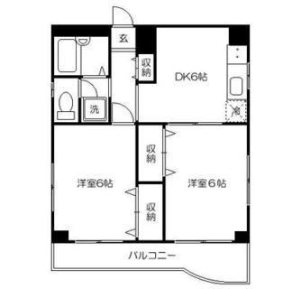 東京都中野区江原町３丁目 賃貸マンション 2DK