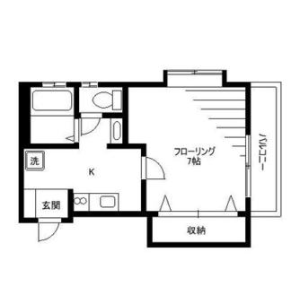 東京都中野区江原町３丁目 賃貸マンション 1K